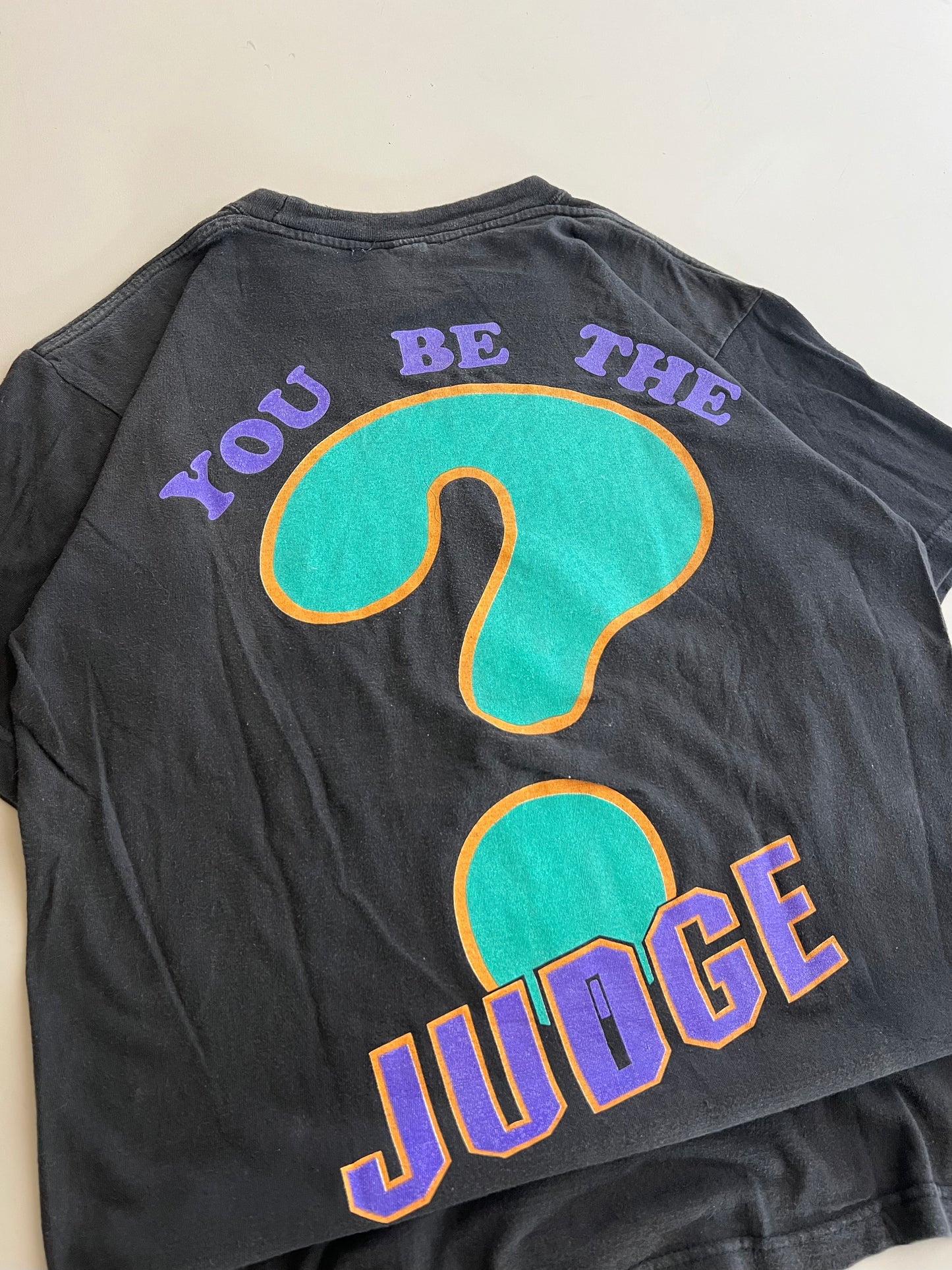 Large 90s Oj Simpson Mike Tyson Rap T-shirt