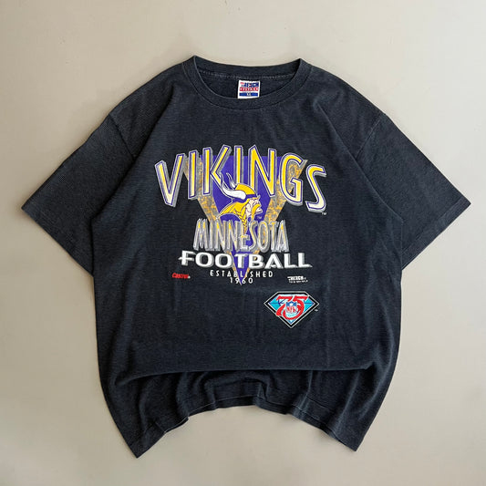 XL 1994 Minnesota Vikings Trench T-shirt