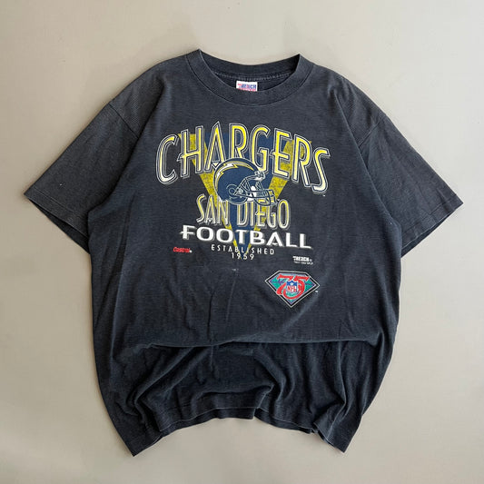 XL 1994 San Diego Chargers Trench T-shirt