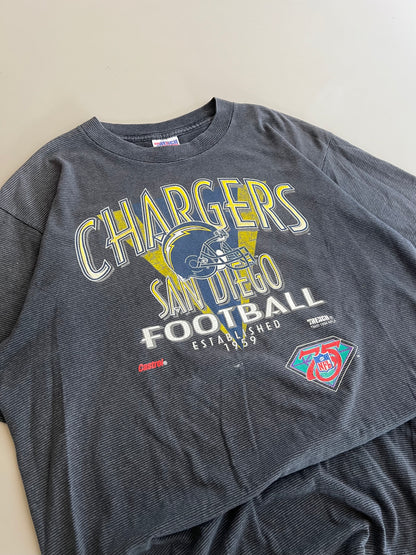 XL 1994 San Diego Chargers Trench T-shirt