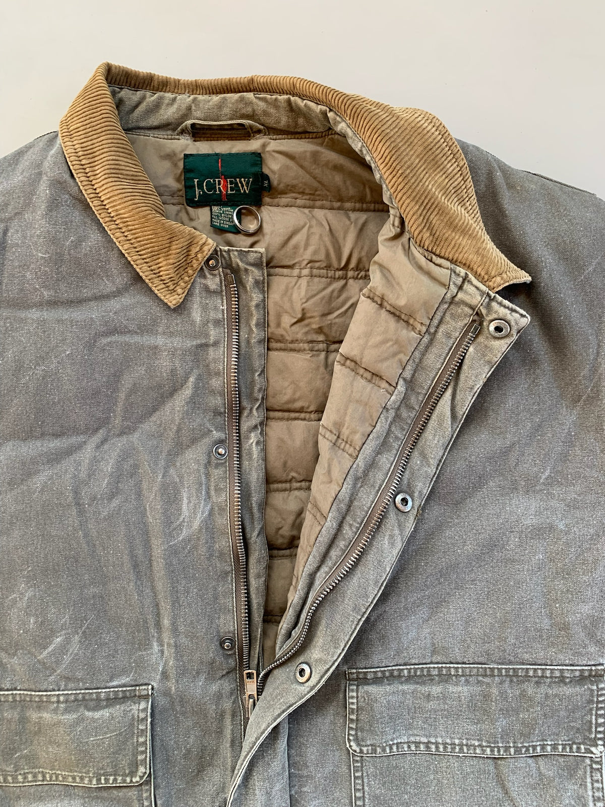 XL 1990s J.Crew Canvas Insulated Barn Jacket