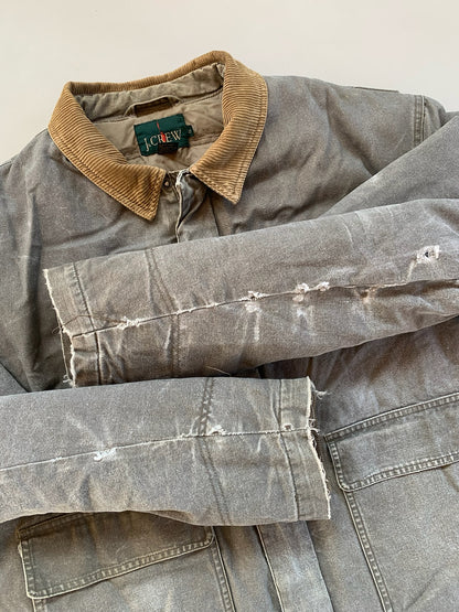 XL 1990s J.Crew Canvas Insulated Barn Jacket