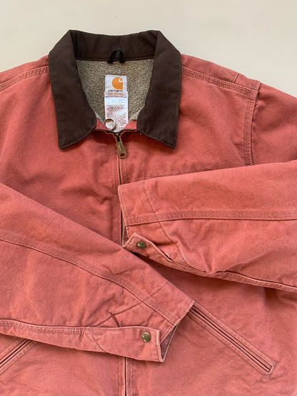 Womens XL Salmon Carhartt Detroit Jacket
