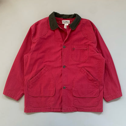 Large 1990s Red L.L. Bean Barn Coat