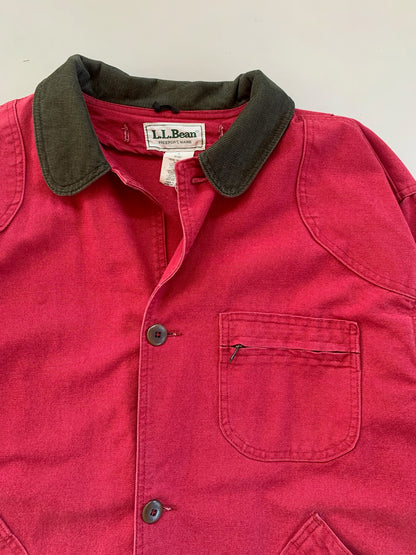 Large 1990s Red L.L. Bean Barn Coat