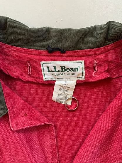 Large 1990s Red L.L. Bean Barn Coat