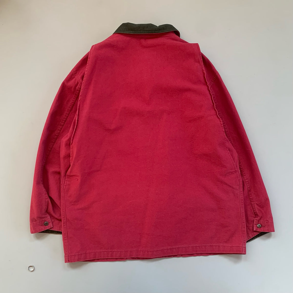 Large 1990s Red L.L. Bean Barn Coat