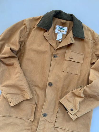 Large 90s Duxbak Tan Chore Chore Coat