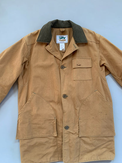 Large 90s Duxbak Tan Chore Chore Coat