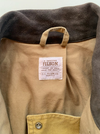 Large Filson Genuine Garment Tin Cloth Field Jacket