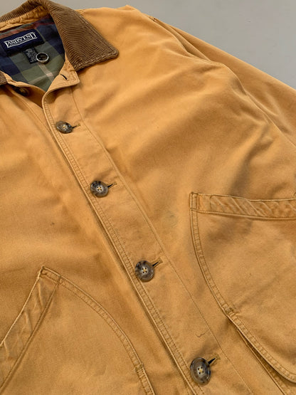 Medium 1990s Lands' End Tan Barn Coat