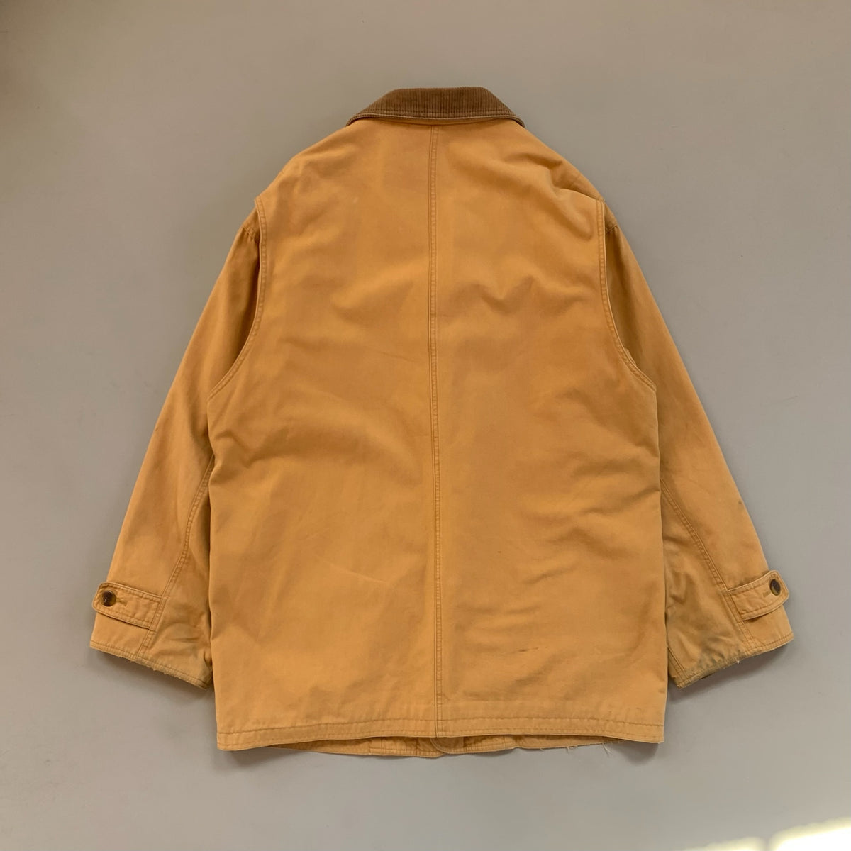 Medium 1990s Lands' End Tan Barn Coat