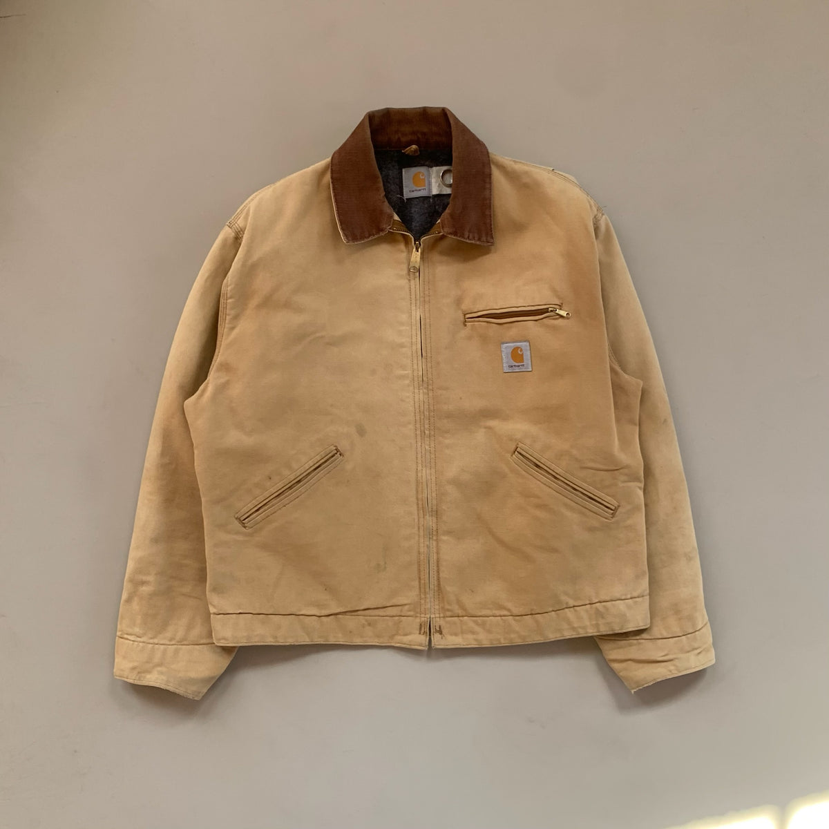 XL 1990s Tan Carhartt Detroit Jacket