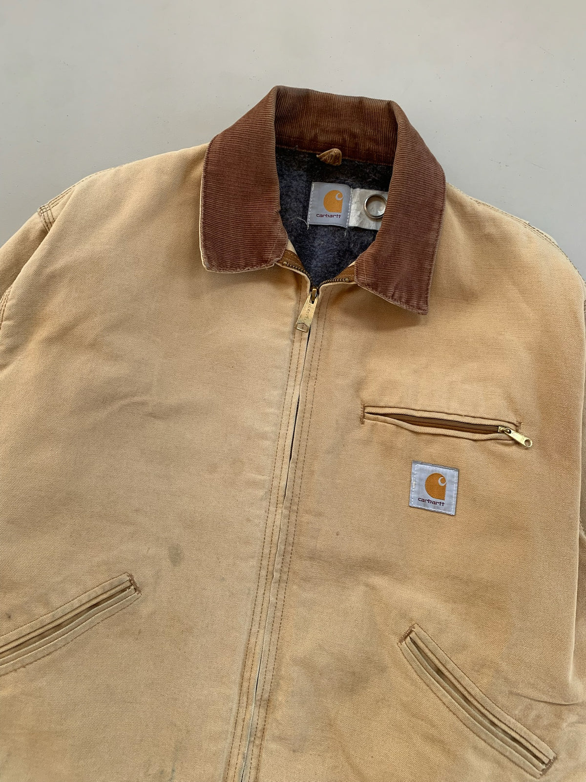 XL 1990s Tan Carhartt Detroit Jacket