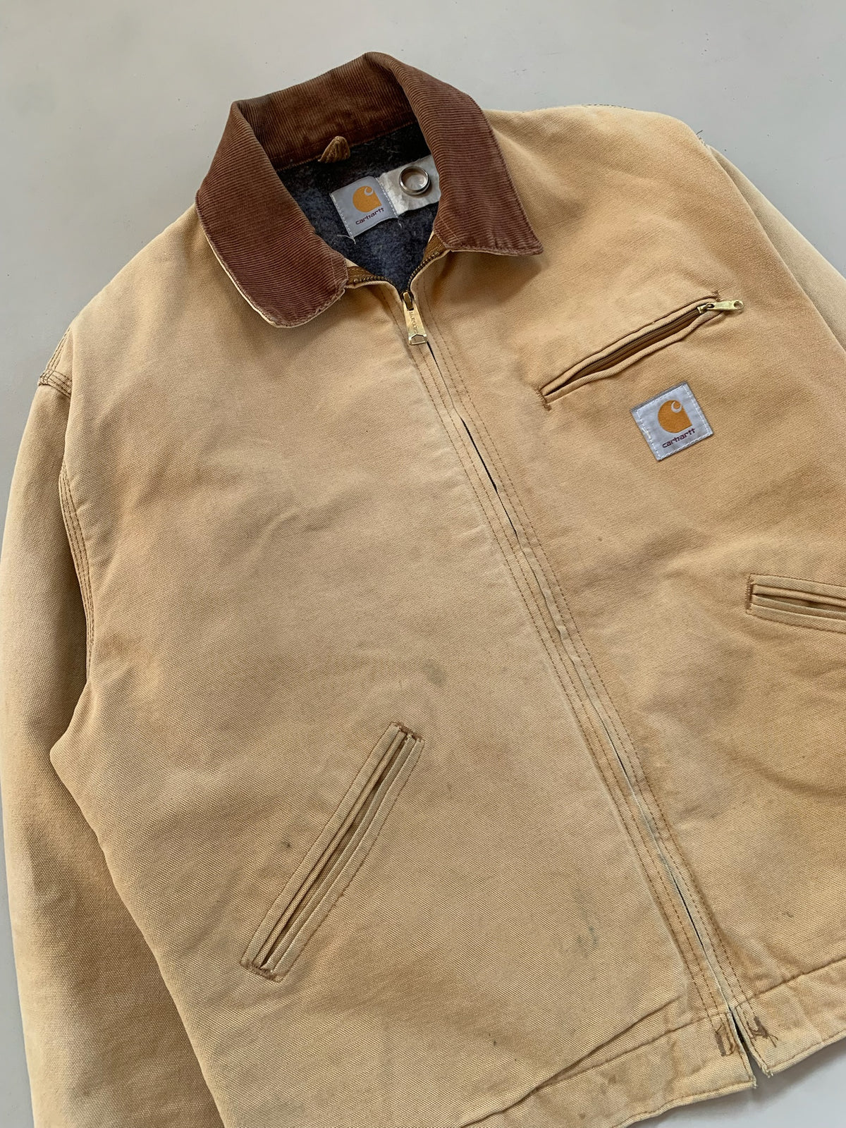 XL 1990s Tan Carhartt Detroit Jacket