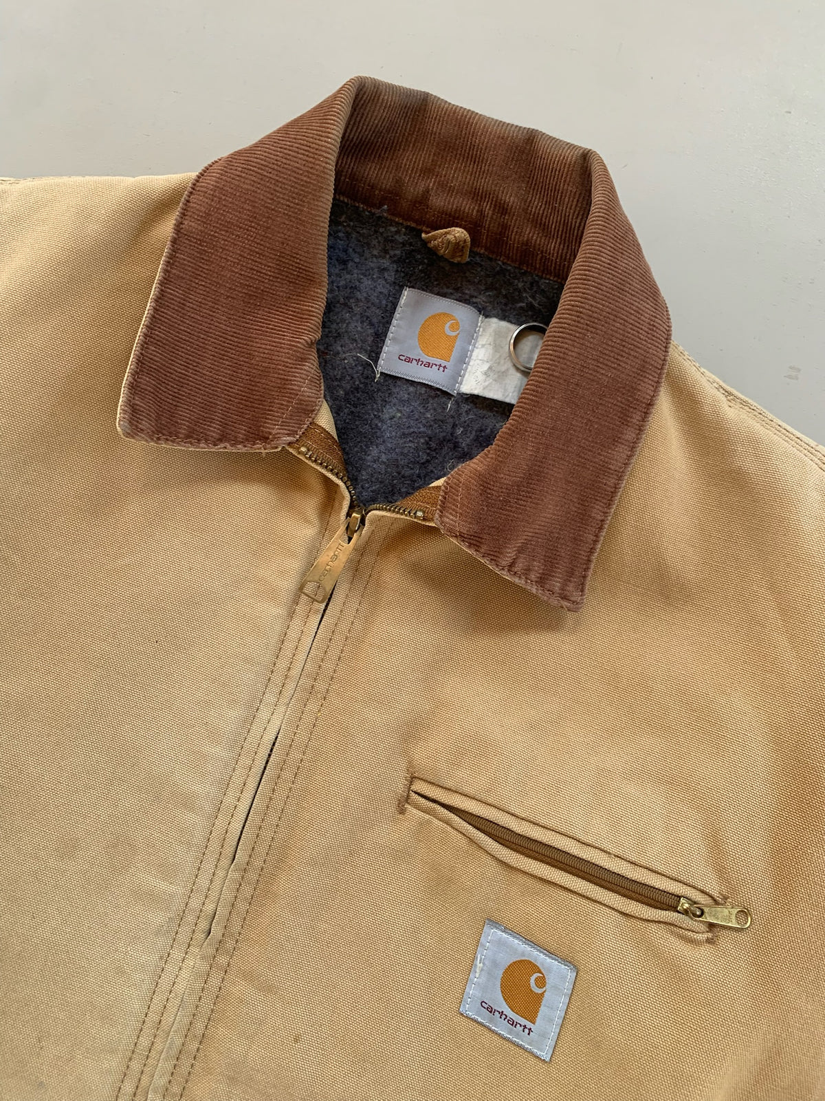 XL 1990s Tan Carhartt Detroit Jacket