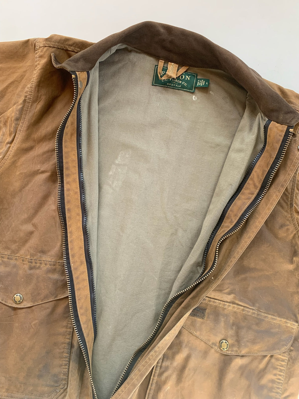 XL 1990s Filson Wax Field Jacket