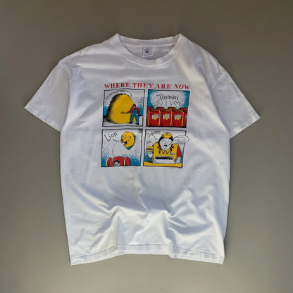 Large 1990s Wizard of Oz Where They Are Now T-shirt