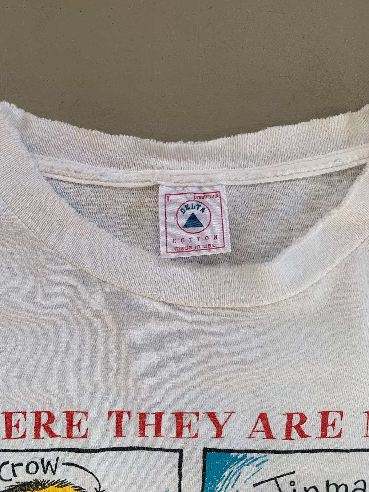 Large 1990s Wizard of Oz Where They Are Now T-shirt