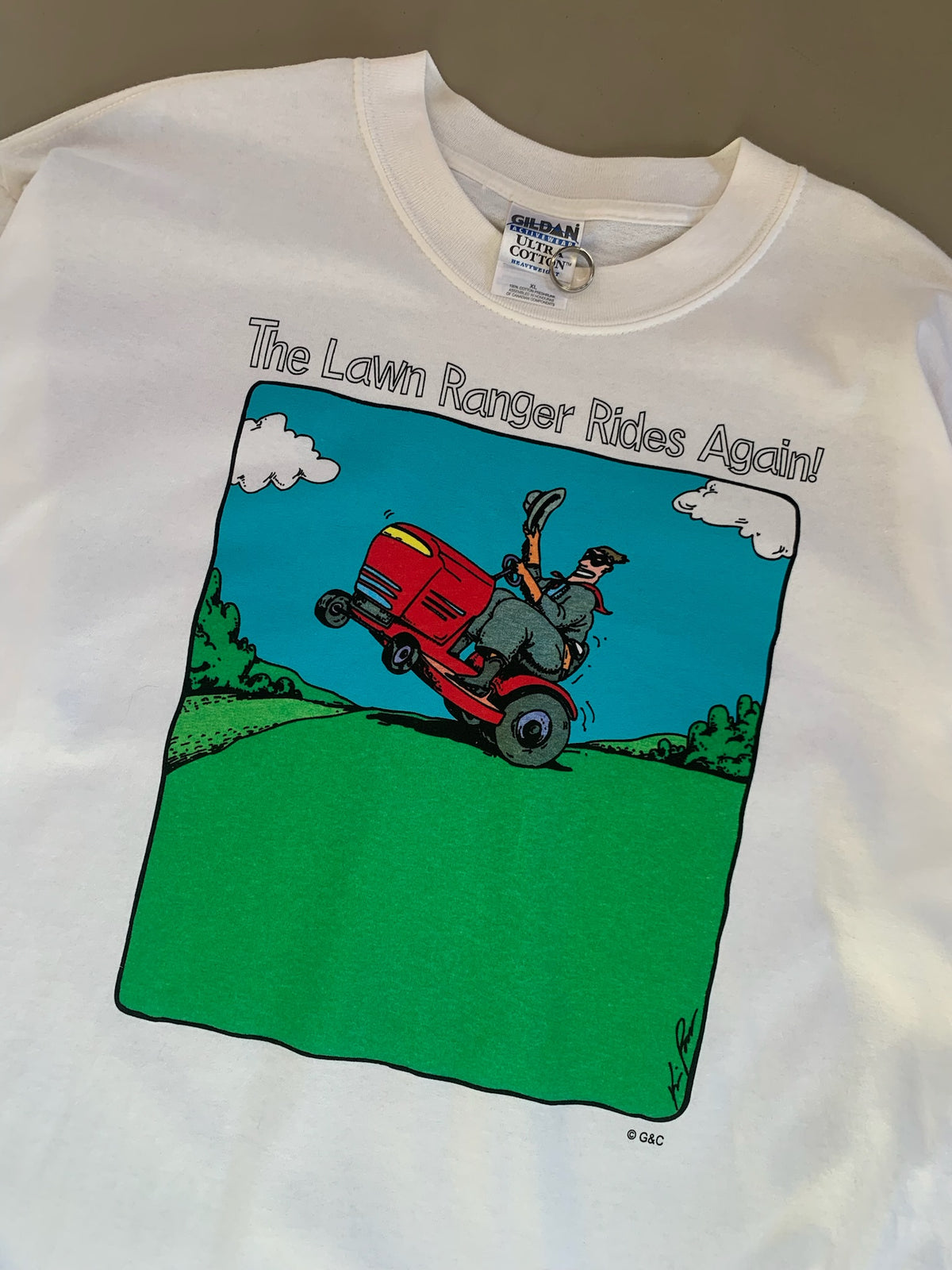 XL The Lawn Ranger Rides Again T-shirt