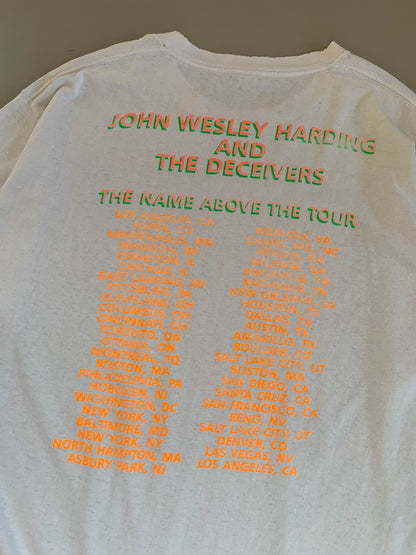 XL 1990s John Wesley Harding and the Deceivers Tour T-shirt