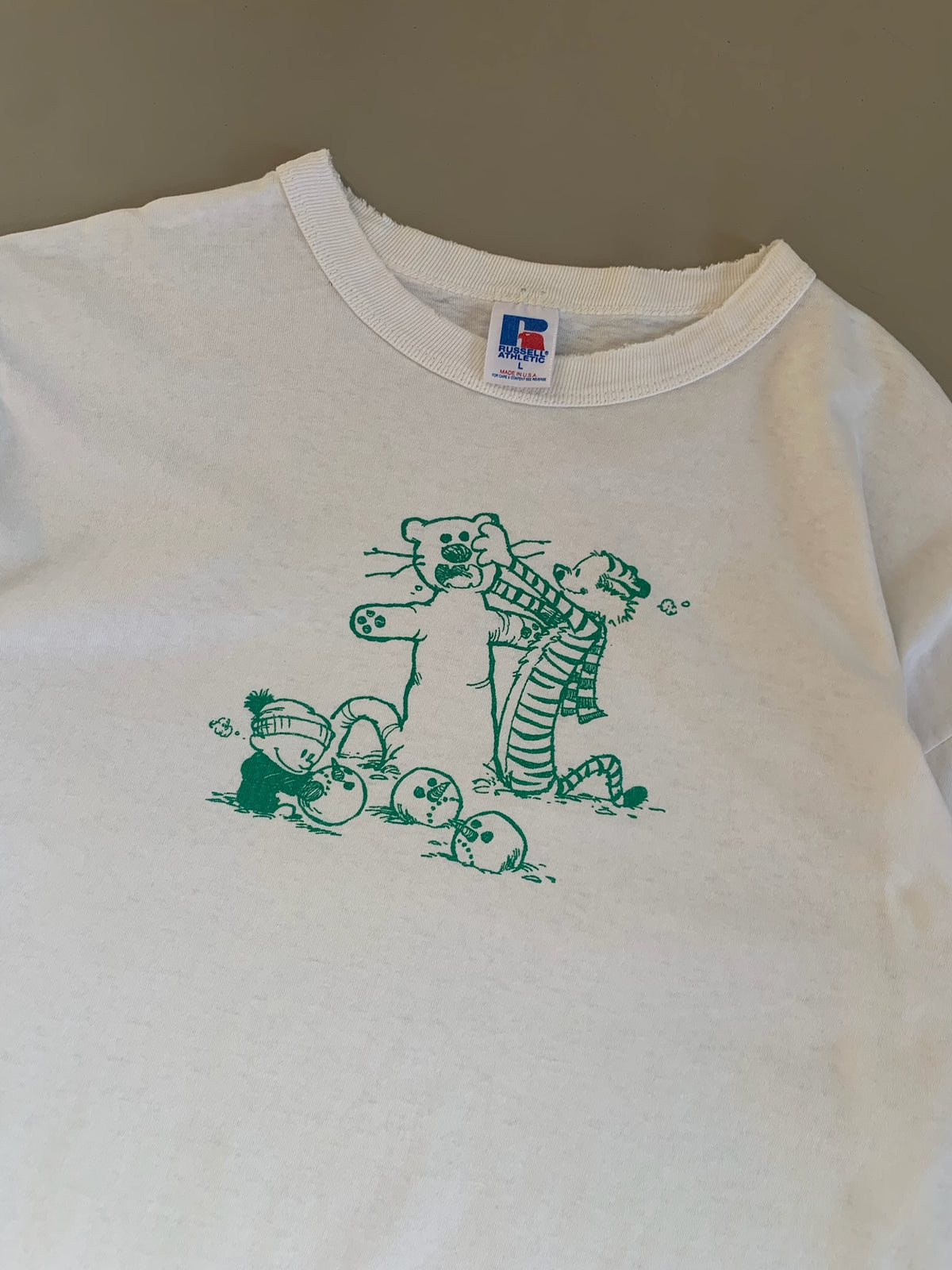 Large 1990s Calvin and Hobbes T-shirt