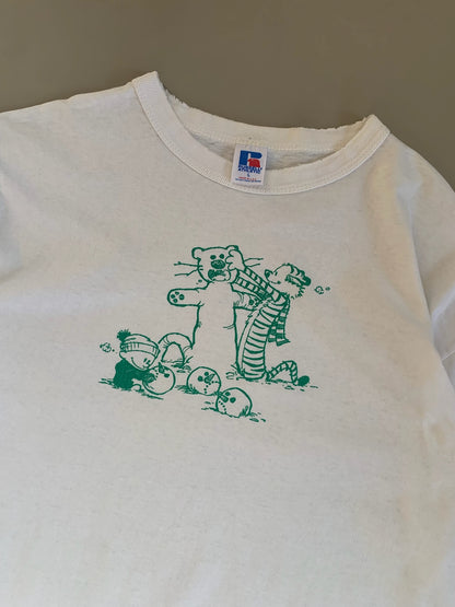 Large 1990s Calvin and Hobbes T-shirt
