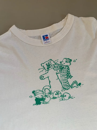 Large 1990s Calvin and Hobbes T-shirt