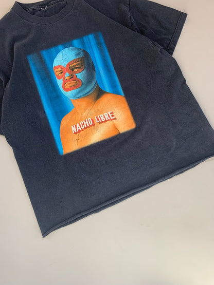 Large 2000s Nacho Libre Promo T-shirt