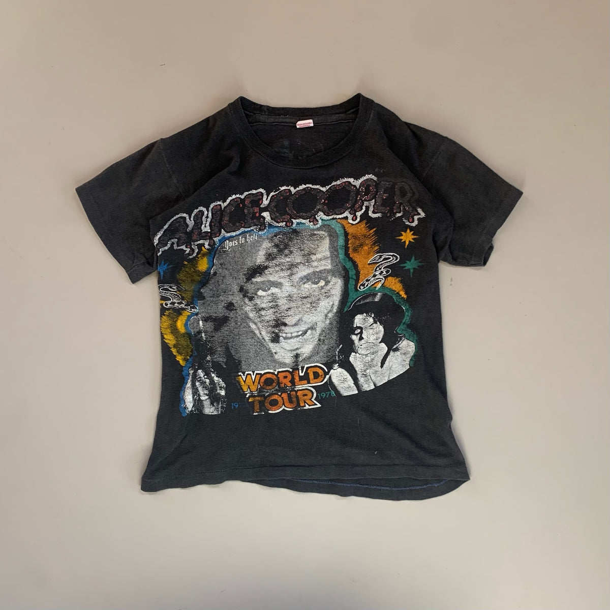 Medium 1970s Alice Cooper World Tour T-shirt