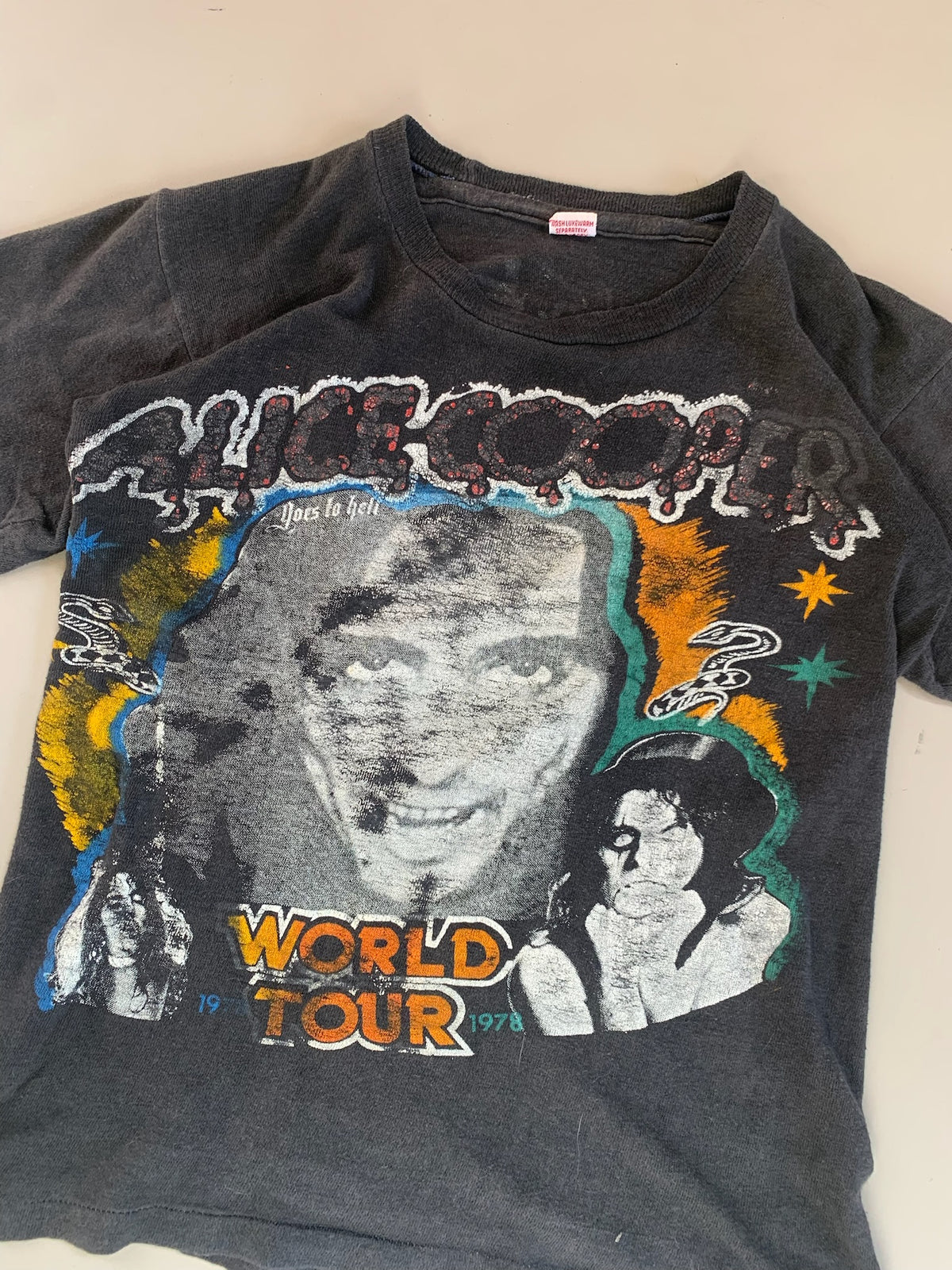 Medium 1970s Alice Cooper World Tour T-shirt