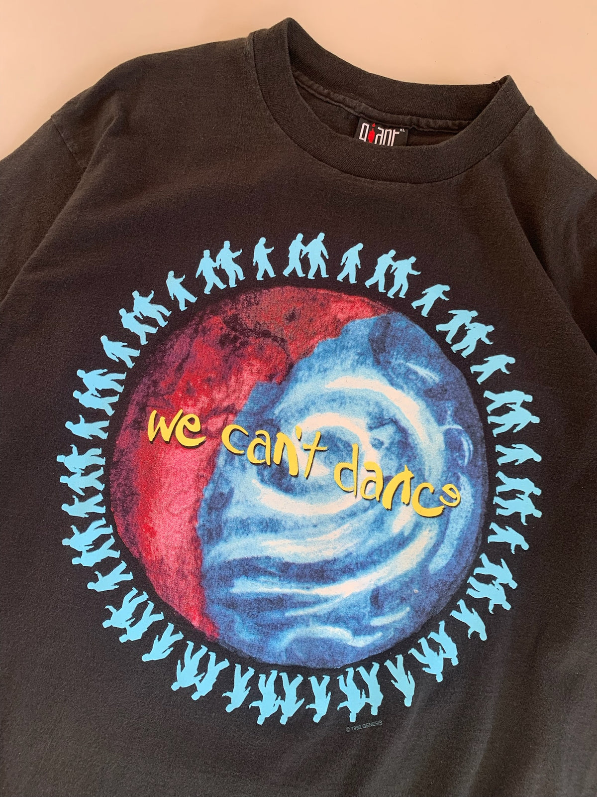 XL 1992 Genesis We Cant Dance Tour T-shirt
