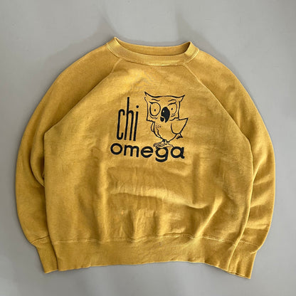 Medium 80s Chi Omega Owl Sweatshirt