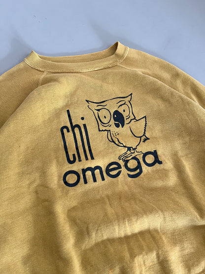 Medium 80s Chi Omega Owl Sweatshirt