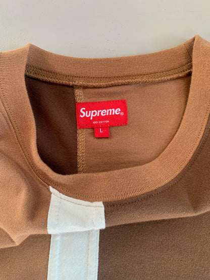 Large Brown Supreme Reconstructed Shirt