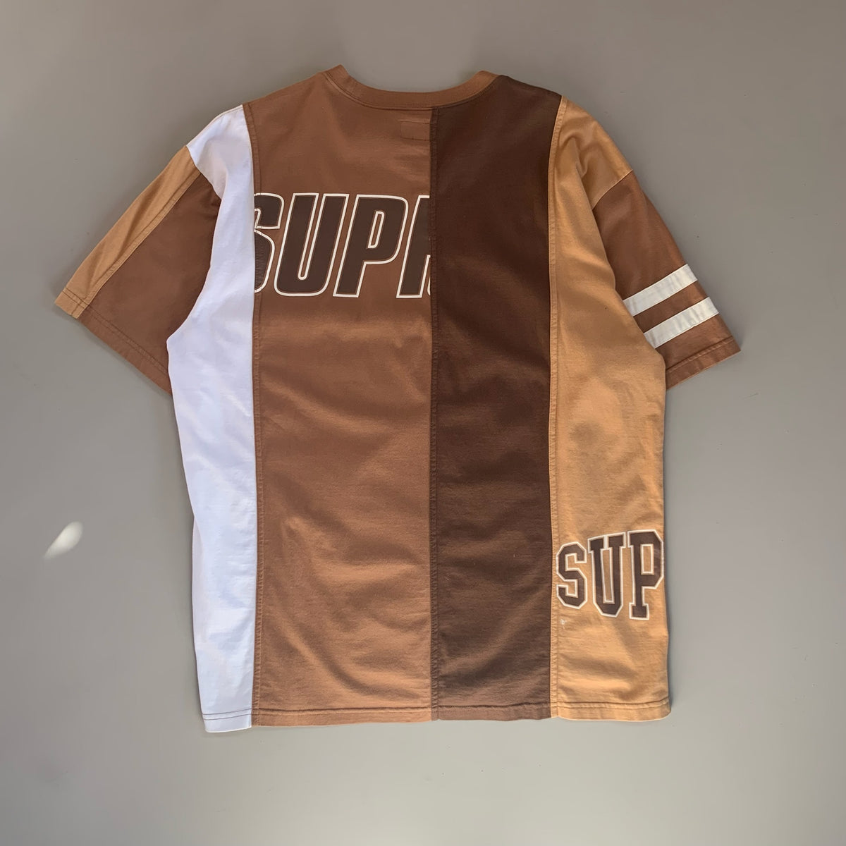 Large Brown Supreme Reconstructed Shirt