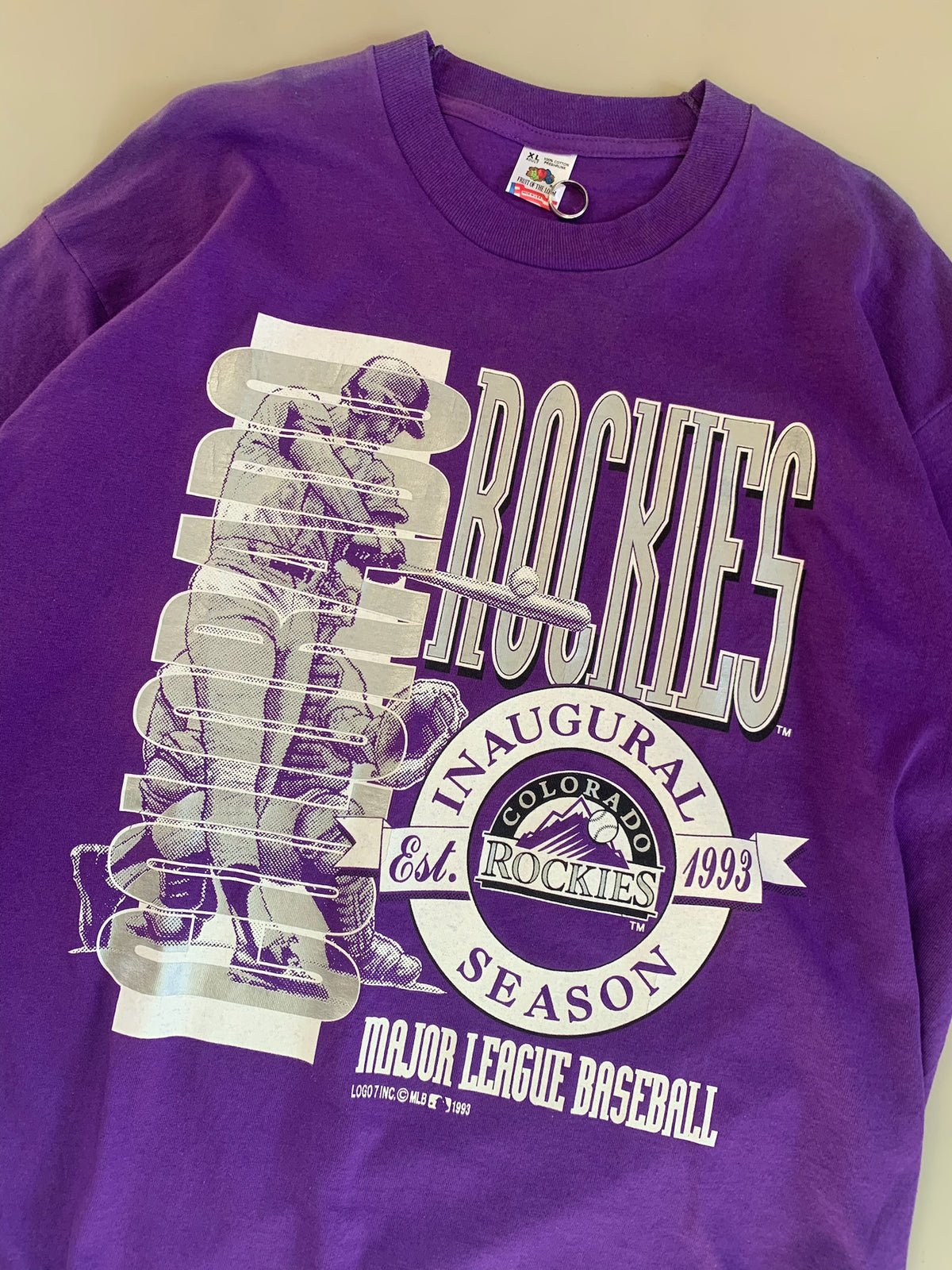 XL 1993 Colorado Rockies MLB T-shirt