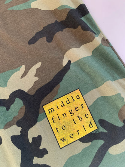 XL Supreme Middle Finger to the World T-shirt