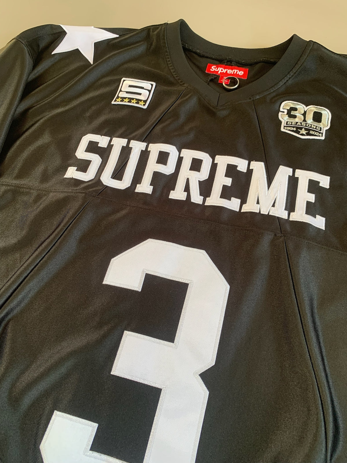 XL Supreme 30 Seasons Black Jersey