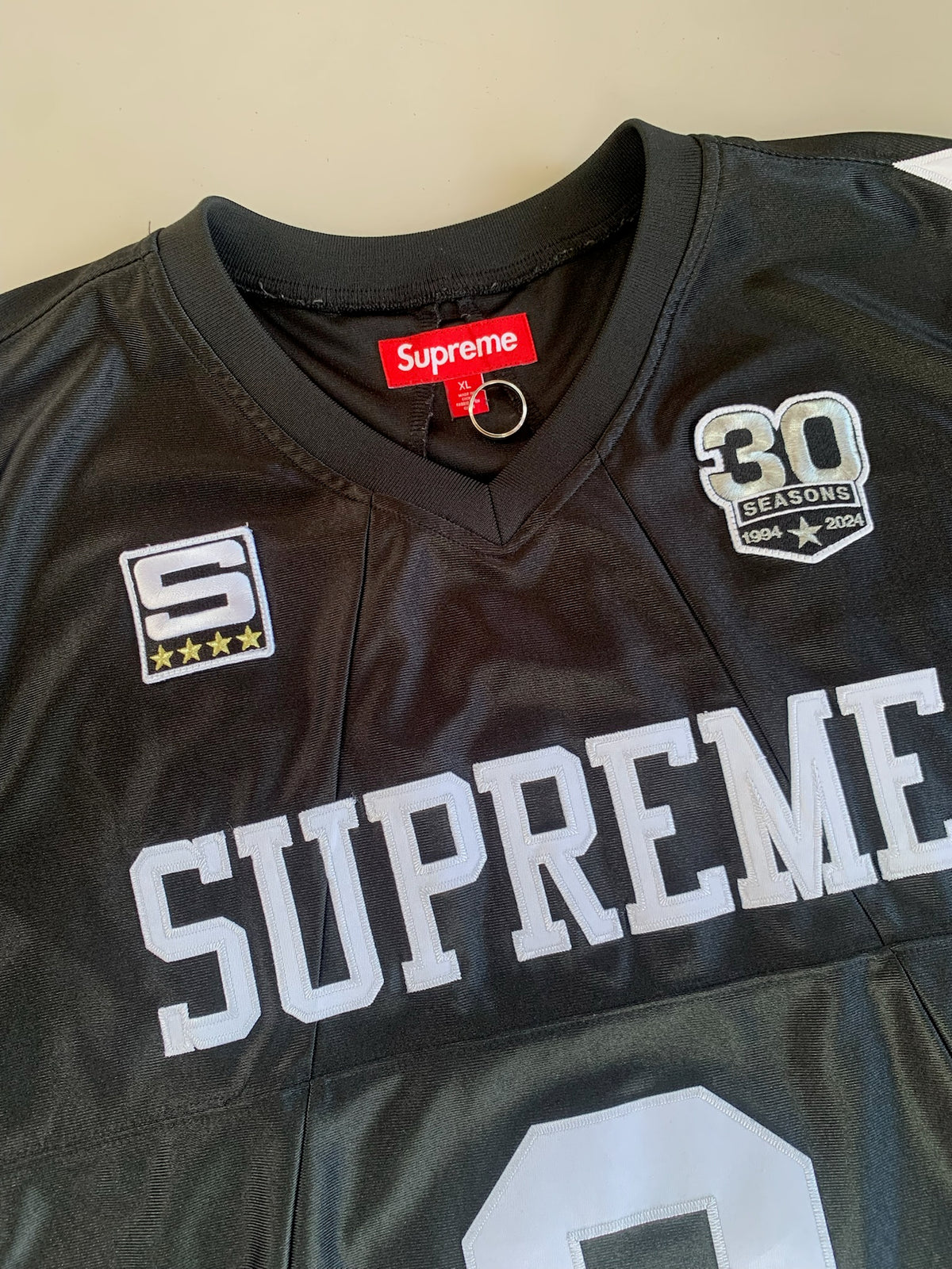 XL Supreme 30 Seasons Black Jersey