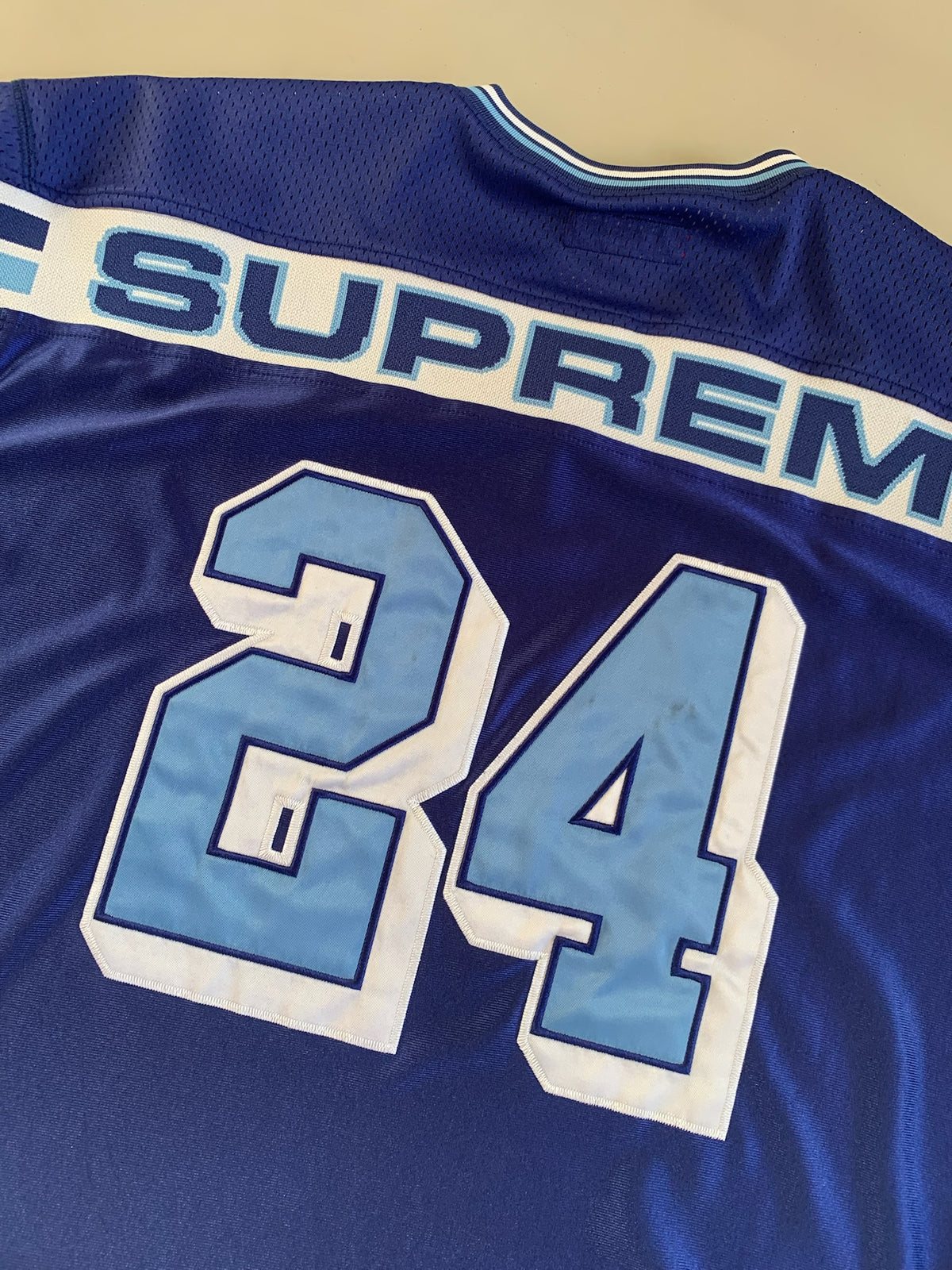 XL Supreme Szn24 Blue Mesh Jersey