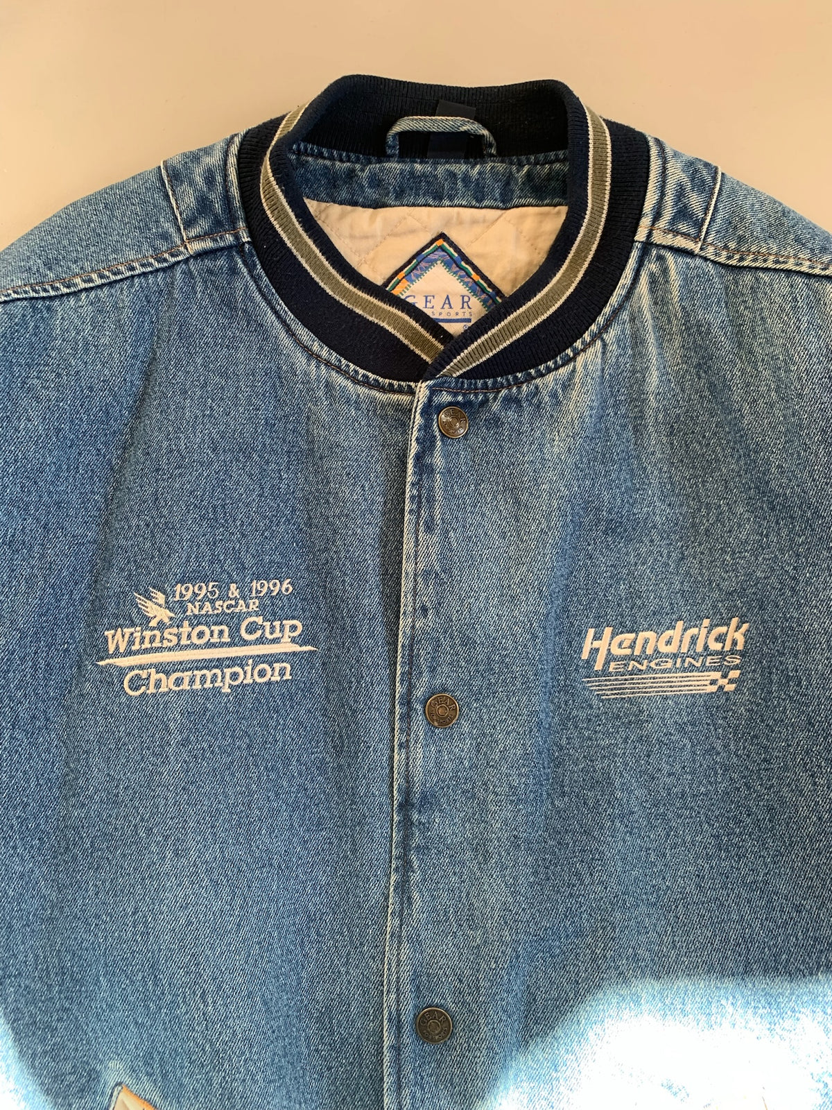 XL 1990s Hendrick Engines 95/96 Winston Champs Varsity Jacket