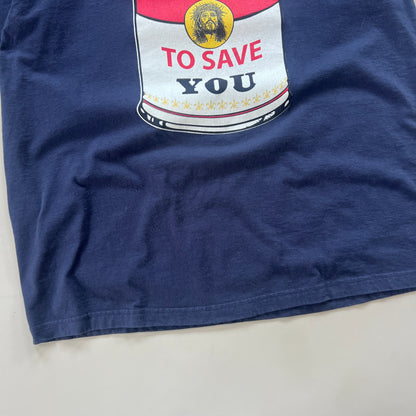 Large 2000s Christ is Committed Andy Warhol Parody Shirt