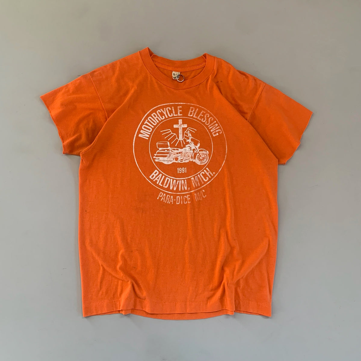 XL 1991 Motorcycle Blessings Para-Dice MC T-shirt