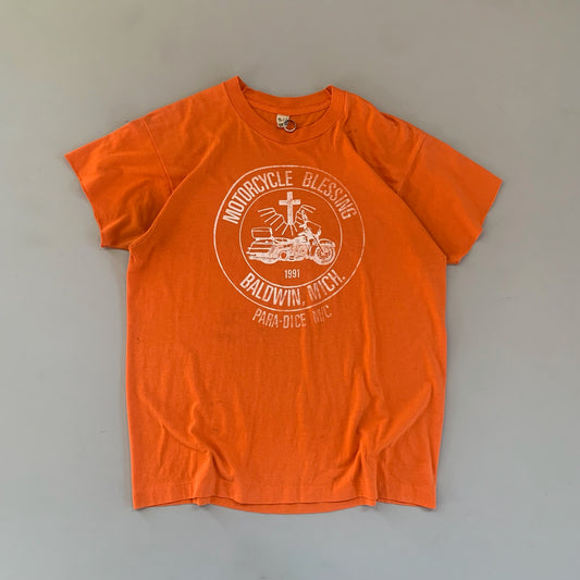 XL 1991 Motorcycle Blessings Para-Dice MC T-shirt