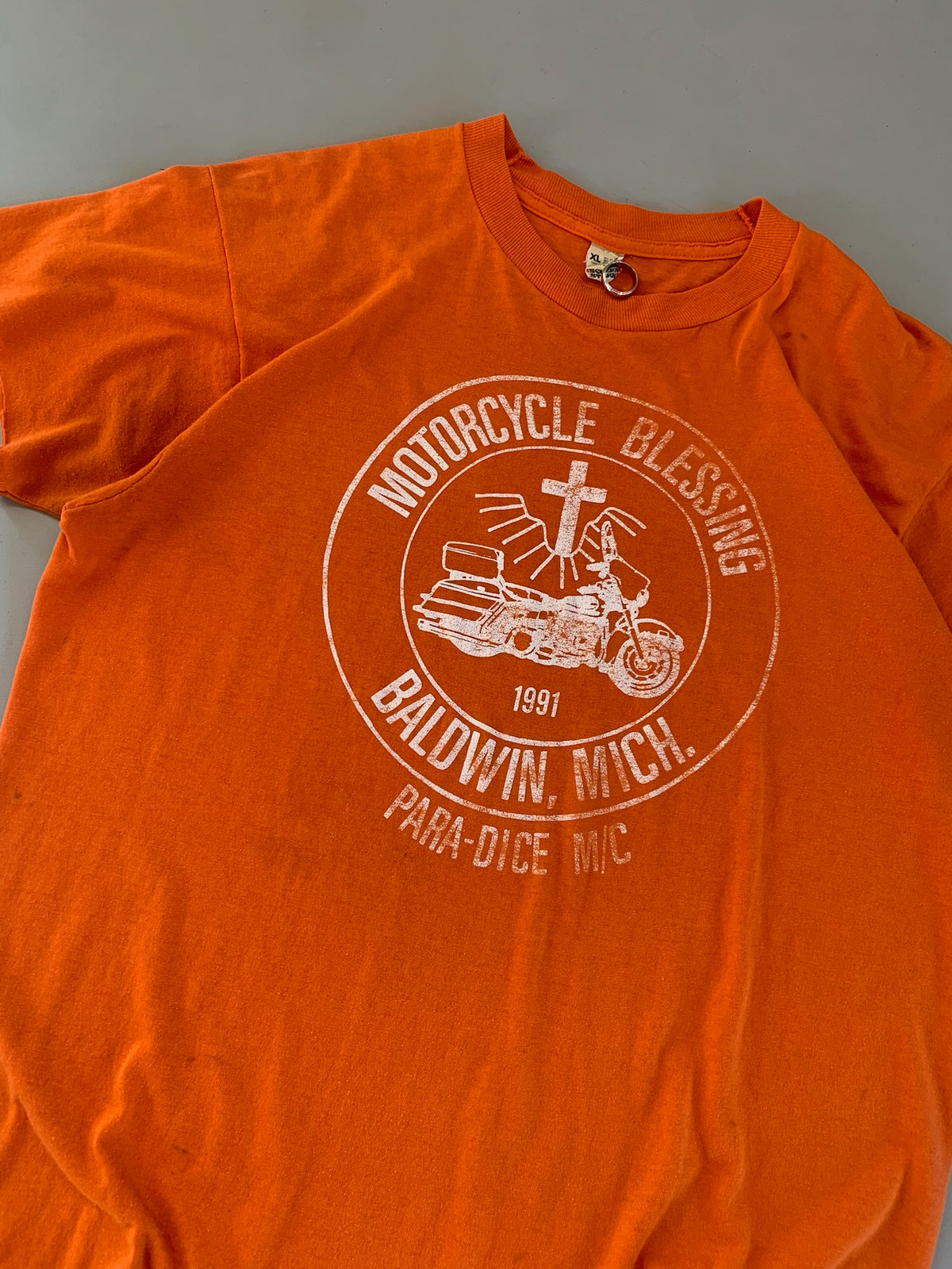 XL 1991 Motorcycle Blessings Para-Dice MC T-shirt