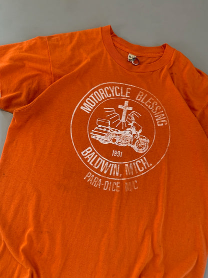 XL 1991 Motorcycle Blessings Para-Dice MC T-shirt