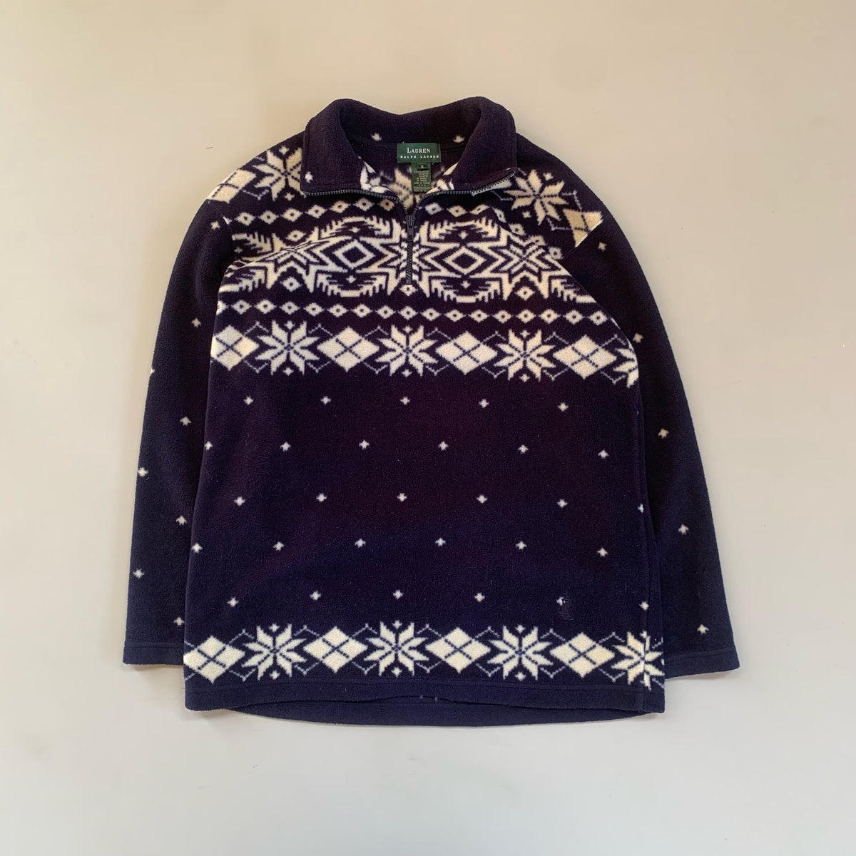 Small Lauren Ralph Lauren Snowflake Fleece
