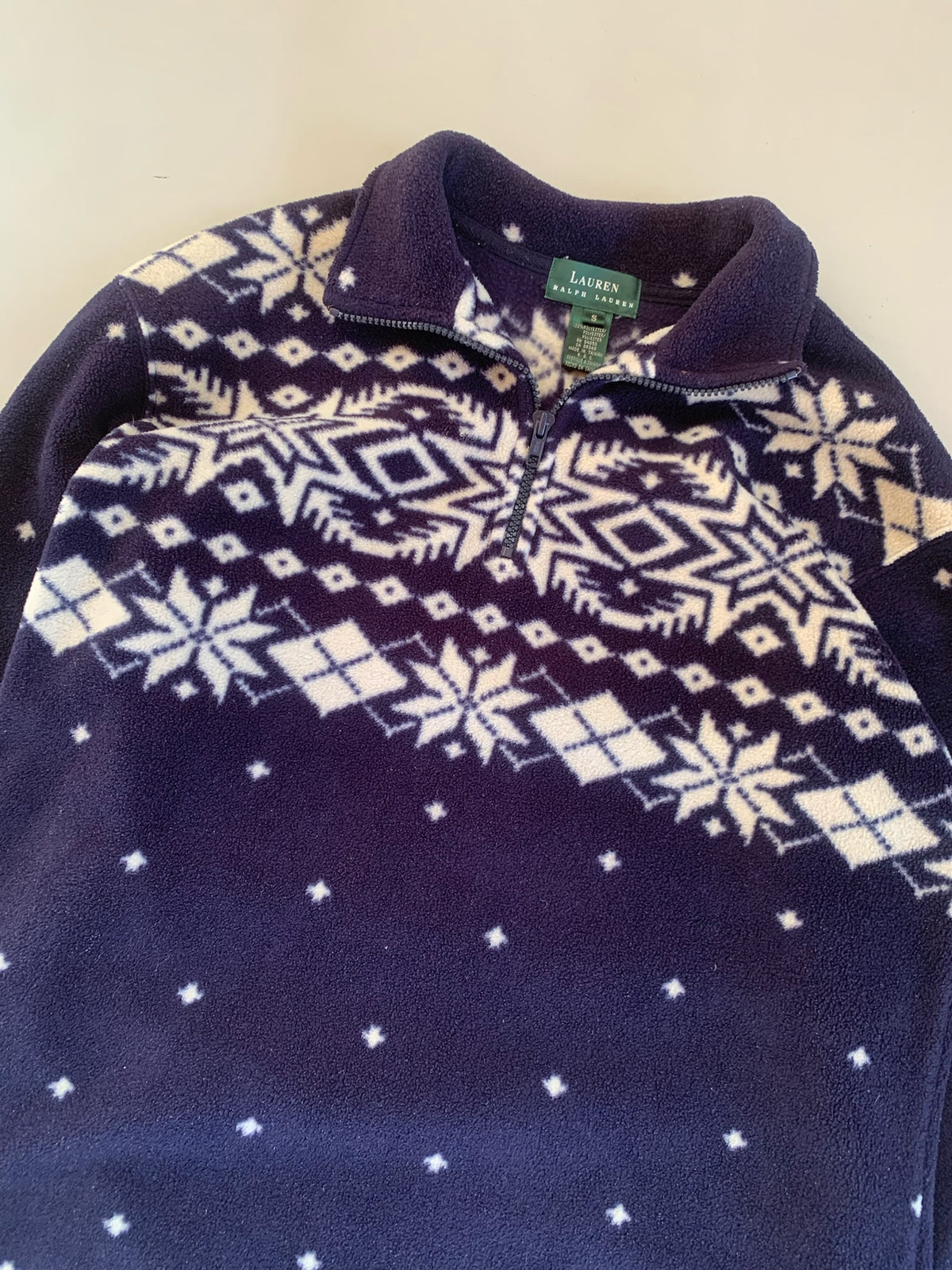 Small Lauren Ralph Lauren Snowflake Fleece