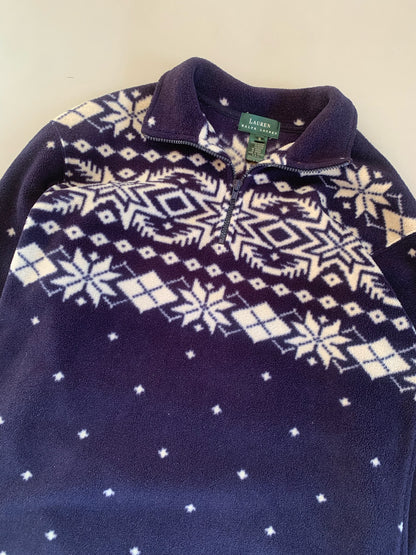 Small Lauren Ralph Lauren Snowflake Fleece